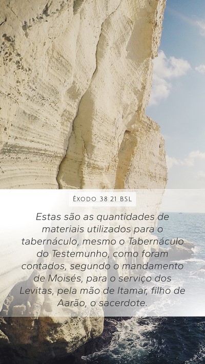 Êxodo 38:21 BSL Bible Verse Image
