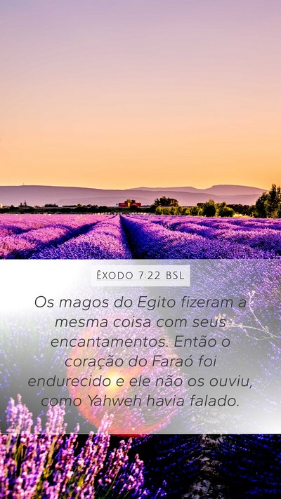 Êxodo 7:22 BSL Bible Verse Image
